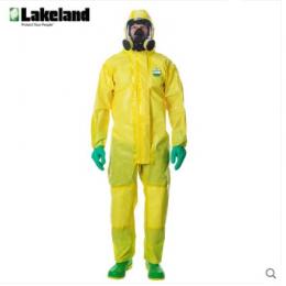 雷克蘭Lakeland CT1S428耐強酸強堿帶帽連體服凱麥斯系列防護服