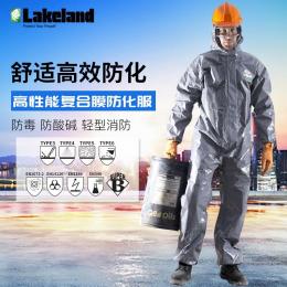 雷克蘭Lakeland CT3S428凱麥斯連體帶帽高危害化學品防護服