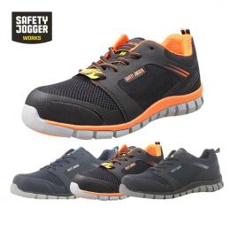 Safety Jogger/鞍琸宜 201002 納米碳包頭防砸防刺穿防靜電安全鞋