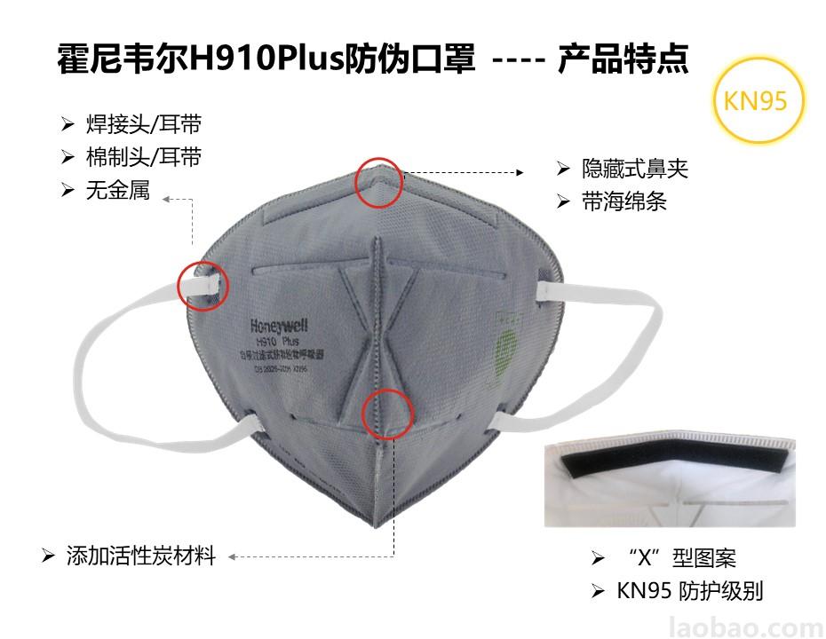 霍尼韋爾Honeywell防偽顆粒物防護口罩H1009101C