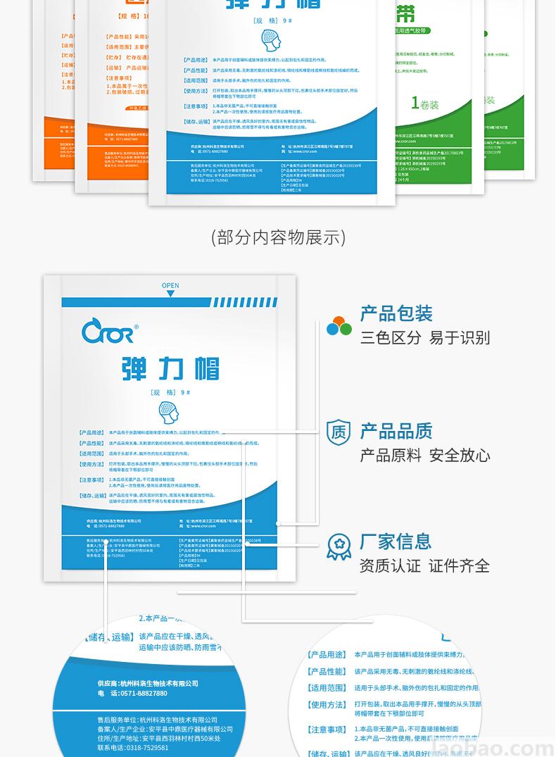 CROR（科洛）家庭應急箱PP環保材質 包含5 大類22種急救物品JS-S-022B